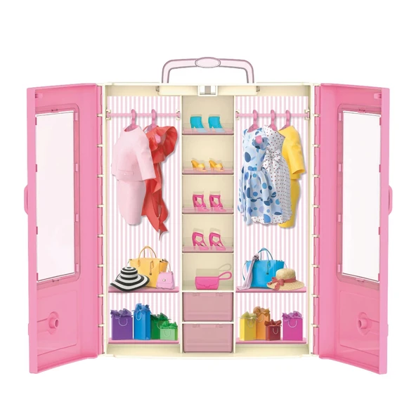 Linda'nın Gardırobu - Barbie Dolap - Barbie Giysi Dolabı - Barbie Gardırop - Barbienin Kıyafet Dolap - Gardrop - Lindanı - 3