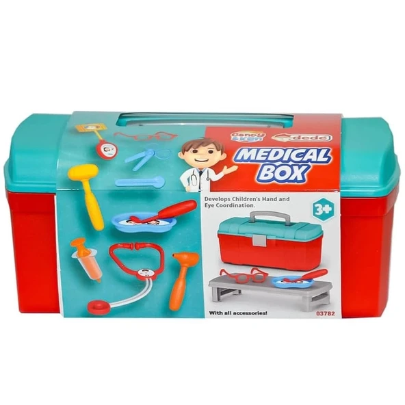 Candy & Ken Medikal Çanta - Doktor Çantası - Doktor Seti - Hasta Oyuncakları - 2