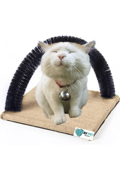 BYPET Fırçalı Siyah Kedi Kaşınma , Sürtünme Ve Masaj Tahtası ürün görseli