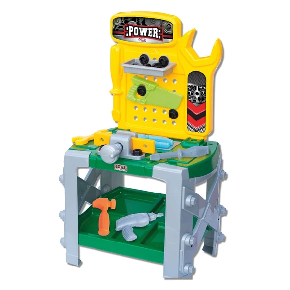 Power Tamir Seti - Oyuncak Tamir Setleri - Tamir Aletleri - Alet Seti - Vidalama Seti - Resim 4