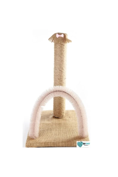 BYPET Pembe Kedi Kaşıma Ve Tırmalama Tahtası - Resim 4