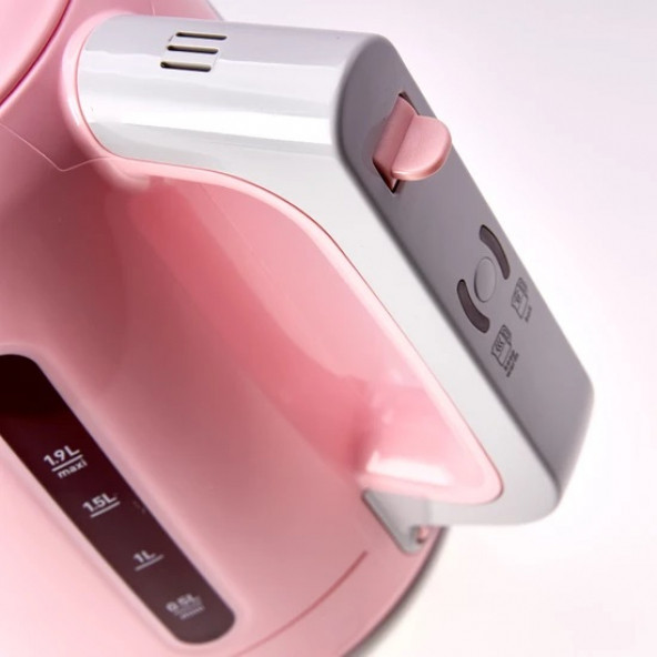 Cookplus by Karaca Yeni 1501 Enerji Tasarruflu Kettle Çay Makinesi Pembe - 3