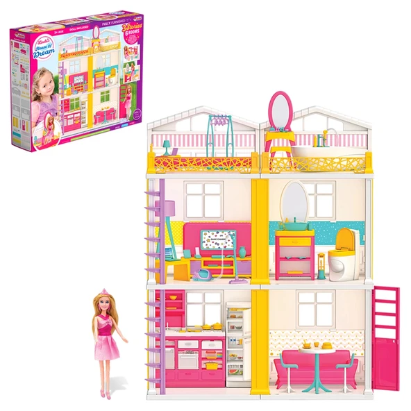 Linda'nın Düşler Evi - Ev Oyuncak - Linda'nın Düşler Ev Seti - Barbie Ev Seti ürün görseli