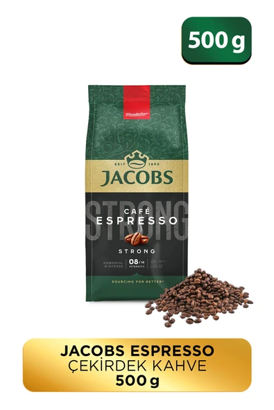 JACOBS Cafe Espresso Çekirdek Kahve 500 gram ürün görseli 1