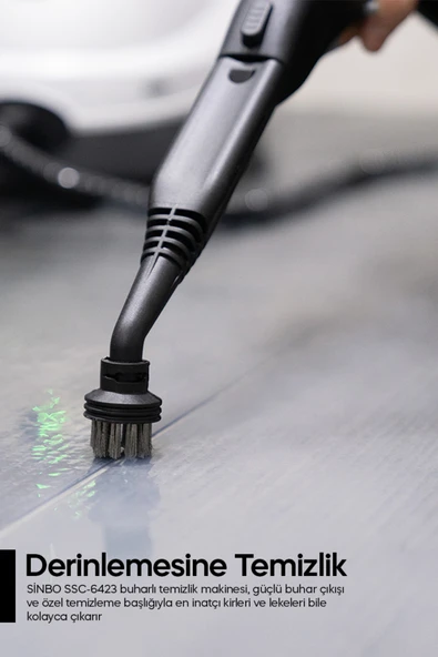 Sinbo SSC-6423 Çok Fonksiyonlu Buharlı Temizlik Makinası - Buharlı Temizleyici - 4