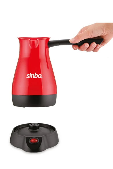 Sinbo SCM 2948 Kablosuz Elektrikli Cezve Kırmızı ürün görseli