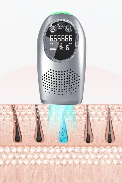 Sinbo SEL-6044 IPL Buz Lazer Epilasyon 999.999 Atım Otomatik/Manuel Dijital Ekran - 5