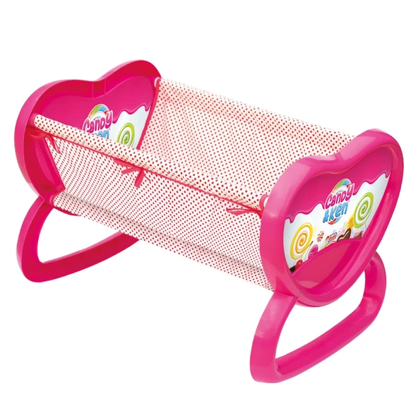 Candy & Ken Beşik - Ev Eşyaları Seti - Sallanan Beşik - Ev Beşiği - 4