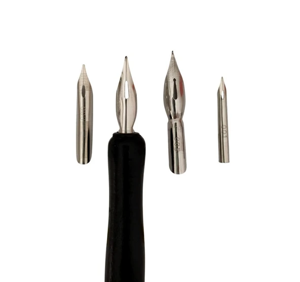 Çizim Seti, Geçmeli Divit Tutucu, Manga, Kaligrafi, Anime, Karikatür Çizim Seti-5 Parça ürün görseli