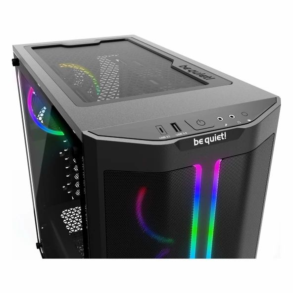 be quiet! Pure Base 500FX USB 3.2 ARGB ATX Mid Tower Siyah Kasa - Resim 4