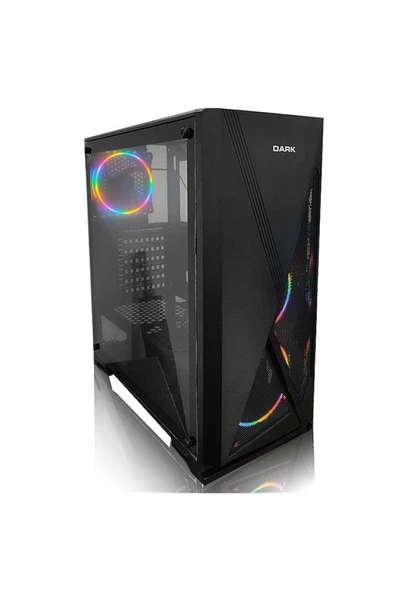 Dark DKCHRAIDER Raider 1xUSB3.0 3x12cm FRGB Fanlı Ön Mesh ATX Kasa Teşhir - Resim 2