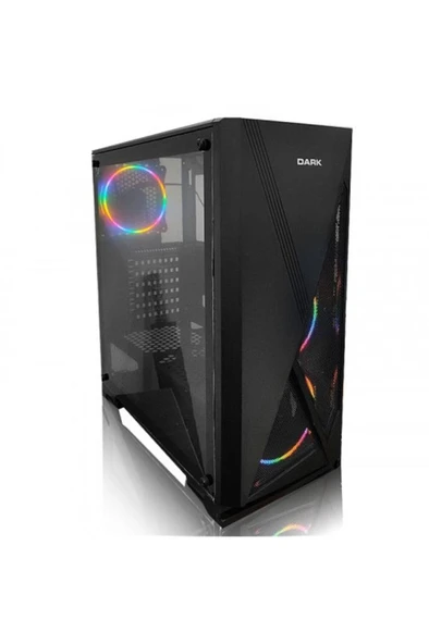 Dark DKCHRAIDER Raider 1xUSB3.0 3x12cm FRGB Fanlı Ön Mesh ATX Kasa Teşhir ürün görseli 1