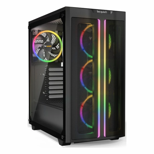 be quiet! Pure Base 500FX USB 3.2 ARGB ATX Mid Tower Siyah Kasa ürün görseli 1