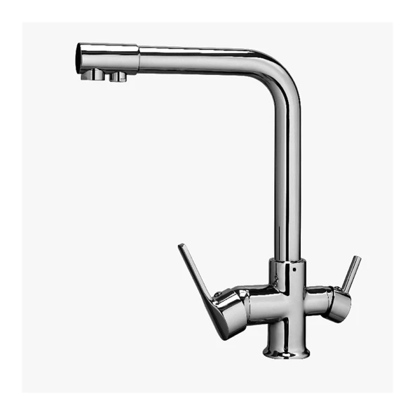 OverWater Su Arıtma Cihazı 3 Yollu Musluk Mutfak Bataryası Sıcak - Soğuk - Arıtma - Resim 2