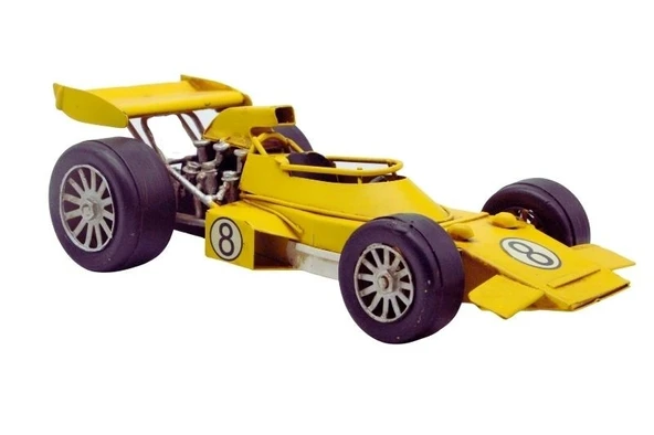 Dekoratif Metal Yarış Arabası - Resim 2