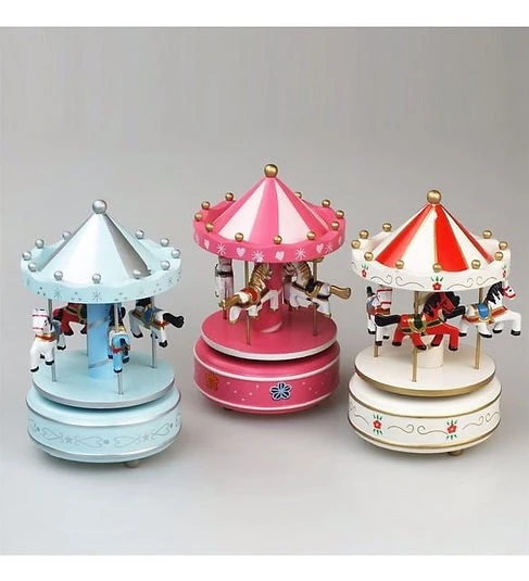 Nostaljik El Yapımı Atlıkarınca Müzik Kutusu N-42 - Resim 2