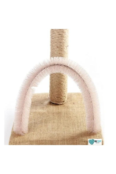BYPET Pembe Kedi Kaşıma Ve Tırmalama Tahtası - Resim 3