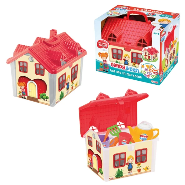 Candy & Ken Ev Çay Seti - Mutfak Setleri - Çay Seti - Bardak Oyuncak - Kahve