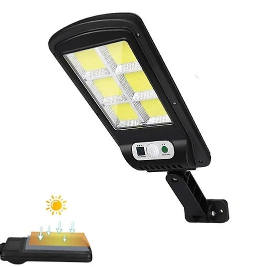 120 Ledli Kumandalı Solar Sokak Lambası Bahçe Aydınlatma S-36 - 1