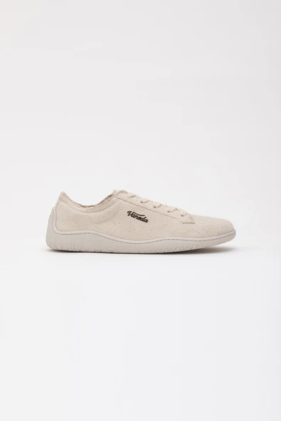 1383 V-Barefoot Comfort Keten Kadın Ayakkabı Bej ürün görseli 1