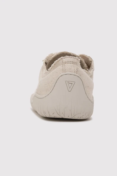 1383 V-Barefoot Comfort Keten Kadın Ayakkabı Bej - Resim 7