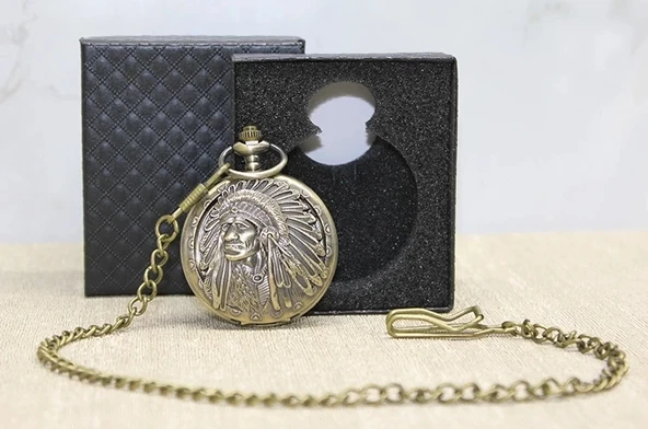 Özel Kutulu Kızılderili Köstekli Saat Alk4683 ürün görseli