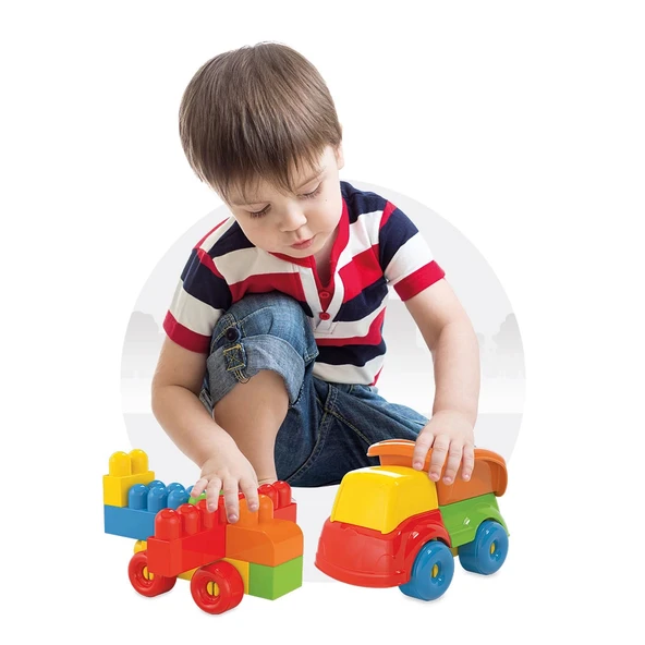 Akıllı Çocuk (125 Parça) - Büyük Parça Lego - Lego Setleri - Bloklar - Bebek Lego - Resim 7