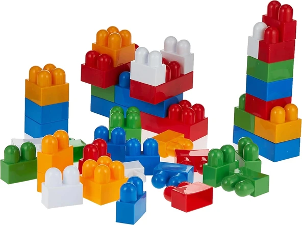 Kutulu Bloklar (72 Parça) - Büyük Parça Lego - Lego Setleri - Bloklar - Bebek Lego - 3