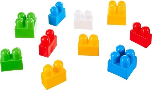 Kutulu Bloklar (72 Parça) - Büyük Parça Lego - Lego Setleri - Bloklar - Bebek Lego - 5