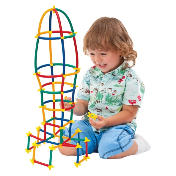 Süper Bambu Çubuklar (300 Parça) - Lego Setleri - Borular Lego - Plastik Çubuklar - Resim 3