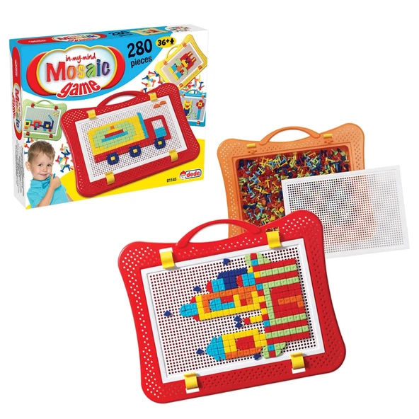 Mozaik Oyunu (280 Parça) - Lego Setleri - Çivi Lego - Resim Oyunu - Mozaik Oyunu ürün görseli