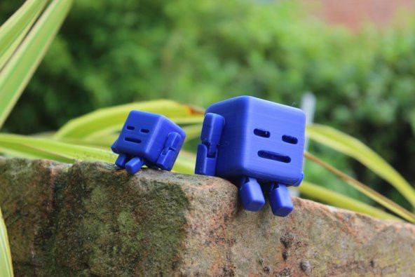 Cub3Bot - Yerinde Baskı, Küboid Robot! Plastik Aparat - 1