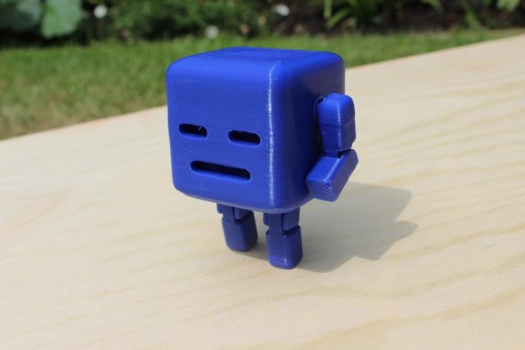Cub3Bot - Yerinde Baskı, Küboid Robot! Plastik Aparat - 7
