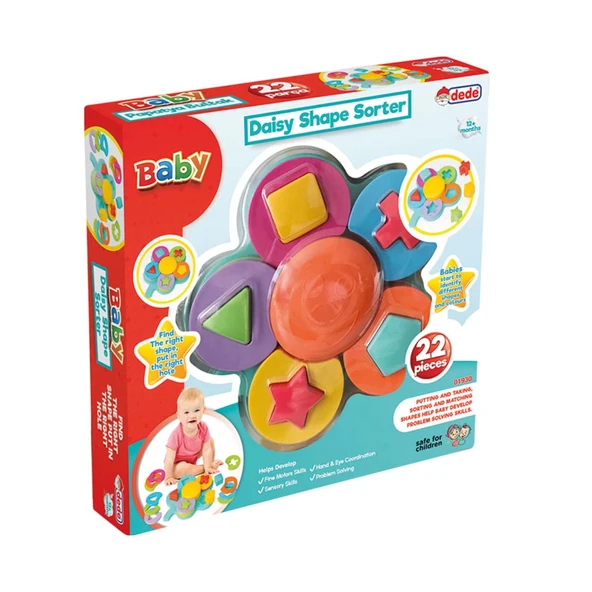 Papatya Bul-Tak - Bultak Lego - Bebek Oyuncağı - Şekil Takmaca - 5