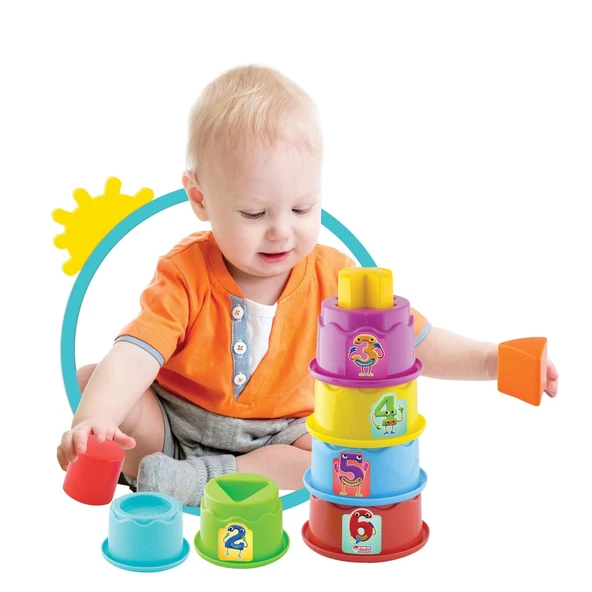 Silindir Kule Bultak - Bultak Lego - Bebek Oyuncağı - Şekil Takmaca - Kule Oyunu - 3