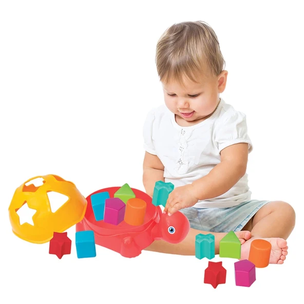 Kaplumbağa Bul-Tak - Bultak Lego - Bebek Oyuncağı - Şekil Takmaca - 3