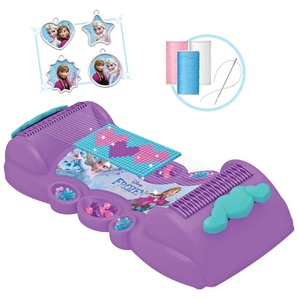 Frozen Takı Dokuma Seti - Dede Takı Seti - Boncuk Kolye Seti - Karlar Ülkesi Takı Seti - 2