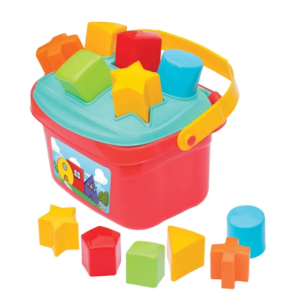 Sepetli Bul-Tak Kova - Bultak Lego - Bebek Oyuncağı - Şekil Takmaca - 3
