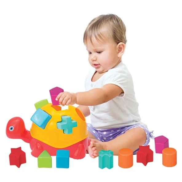 Kaplumbağa Bul-Tak - Bultak Lego - Bebek Oyuncağı - Şekil Takmaca - 5