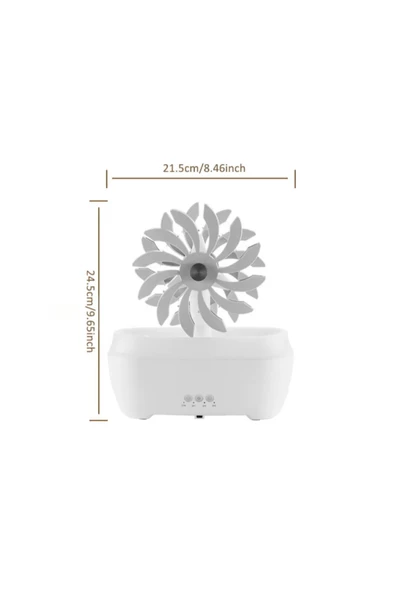 TRENDMEN Rüzgar Değirmeni Hava Nemlendirici - 5