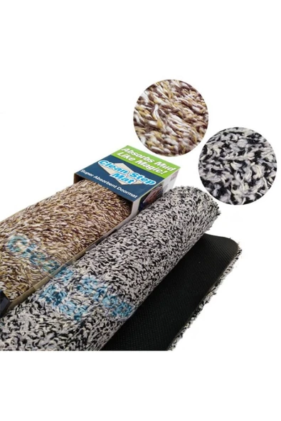 NexStore Clean Step Mat Yıkanabilir Mikrofiber Kir Toz Emici Iç-dış Ortam Paspas - HT7976-4184 - Resim 4