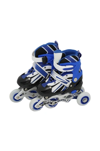 Bircan Mavi KOPYA - Ayarlanabilir Paten 3 Renk 2+1 Foksiyonlu Freeride / Street Patenler Çocuk Pateni Pate - 2