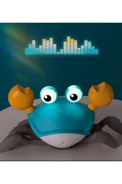 SKY TOUCH SKY-TOUCH Elektrikli Kaçak Yengeç Emekleyen Yengeç Bebek Oyuncağı Müzikli ve LED Işıklı ürün görseli