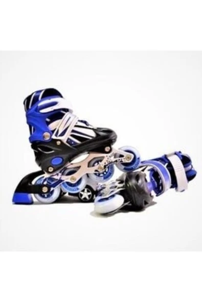 Bircan Silikon Tekerlekli Ayarlanabilir Paten 34-37 Numara - 4