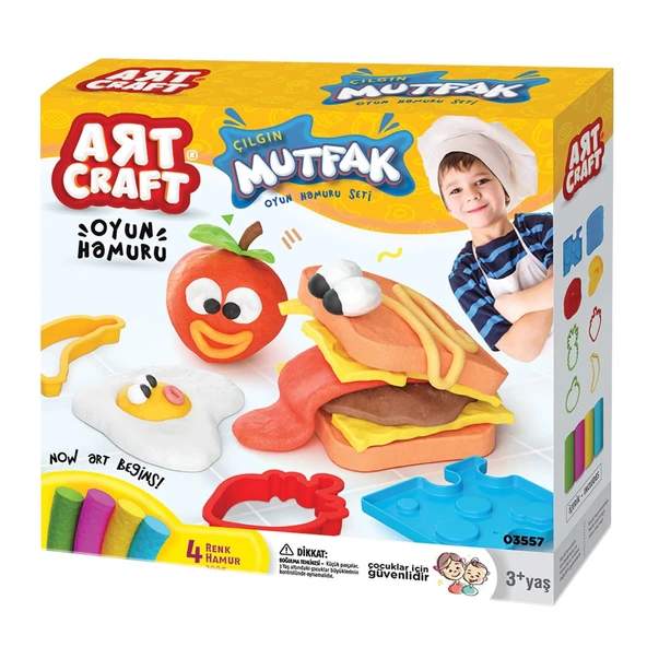 Mutfak Oyun Hamur Seti 200 Gr. - Oyun Hamuru Seti - Hamur Setleri - Hamur Kalıpları - 3