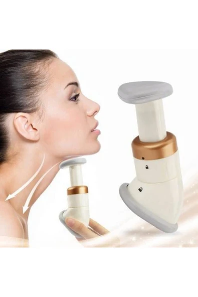 ALFAGİFT Gıdık Giderici Masaj Aleti Neckline Slimmer Gıdı Eritme Cihazı Çene Masaj Aleti Boyun Masaj Cihazı - 3