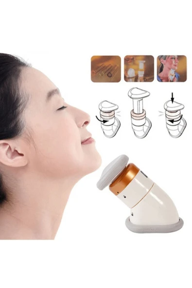 ALFAGİFT Gıdık Giderici Masaj Aleti Neckline Slimmer Gıdı Eritme Cihazı Çene Masaj Aleti Boyun Masaj Cihazı - 2