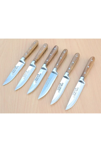 Sürmene Bıçağı Sürmene  El Yapımı Meyve Bıçak Seti  6'lı - Resim 2