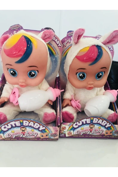 Birlik Oyuncak Cry Bebek Babies Ağlayan Bebek Büyük - Resim 2