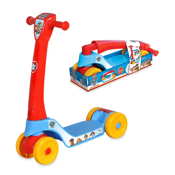 Paw Patrol Scooter - Plastik Scooter - 4 Tekerli Scooter - Bingit - Kaykay - 1